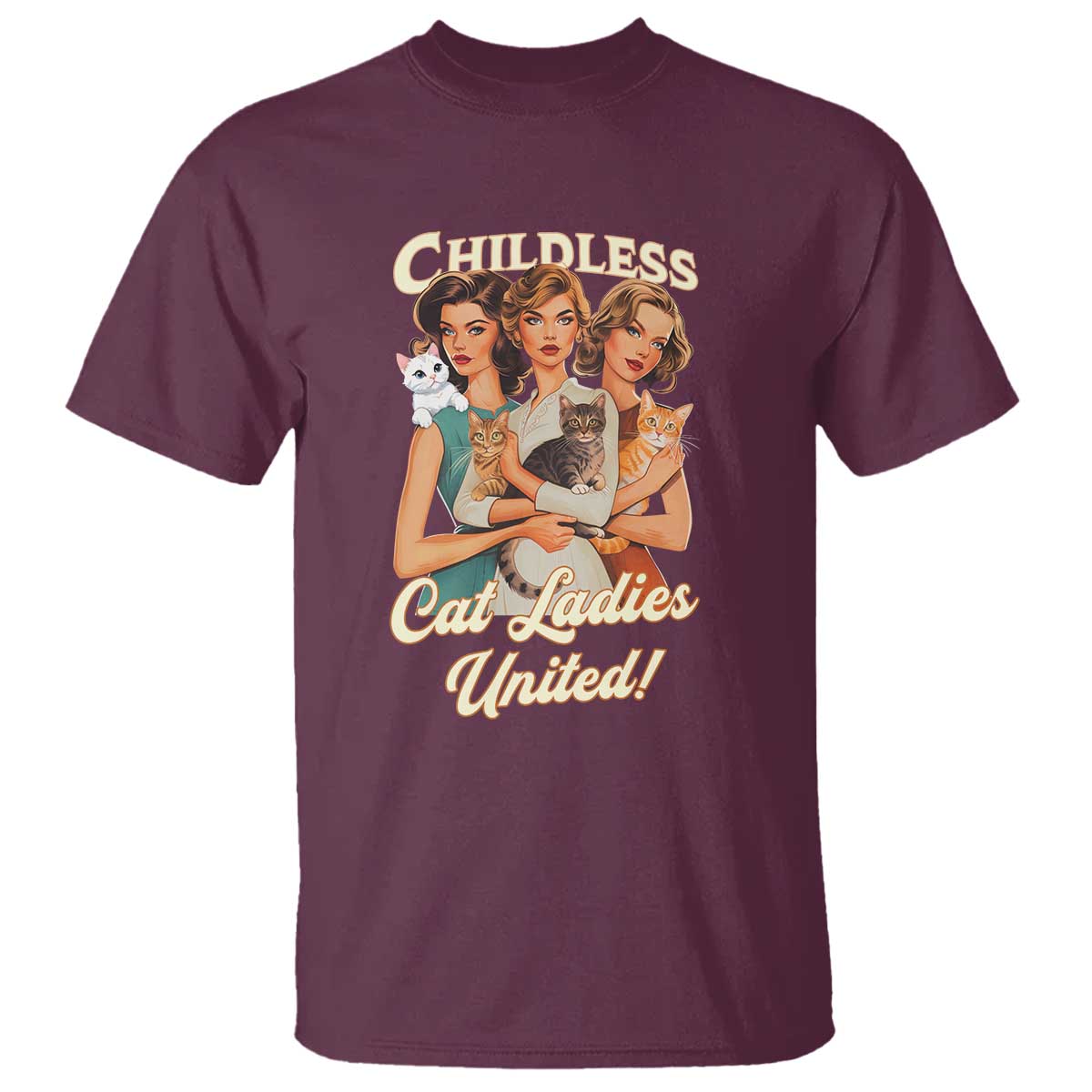 childless-cat-ladies-united-t-shirt-feline-lover-retro