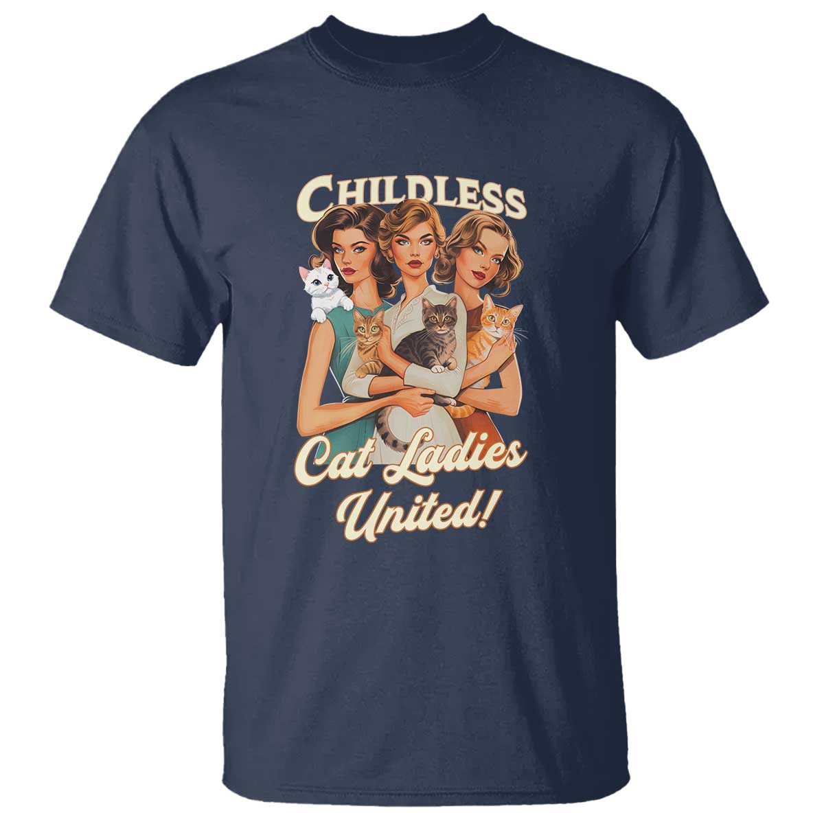childless-cat-ladies-united-t-shirt-feline-lover-retro