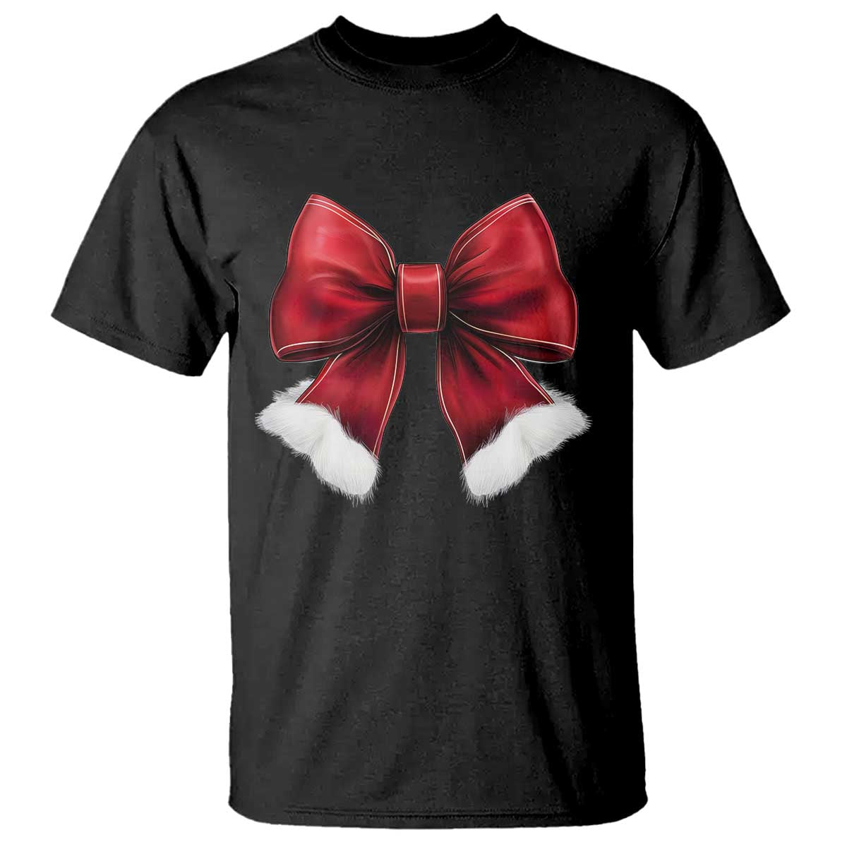 red-coquette-bow-santa-christmas-vibe-t-shirt