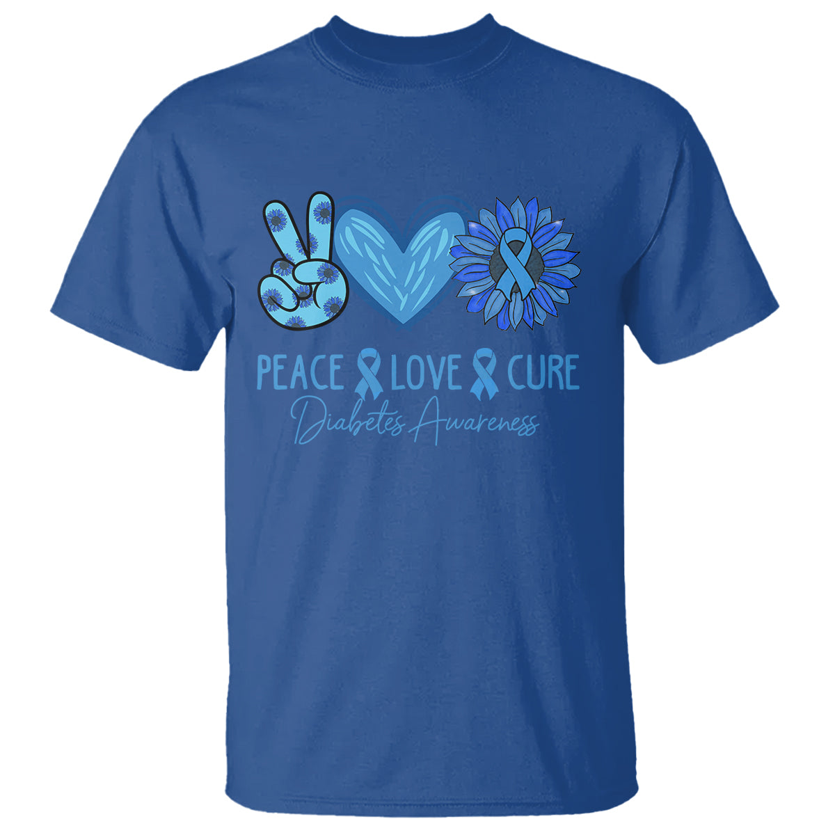 peace-love-cure-blue-ribbon-sunflower-diabetes-awareness-t-shirt