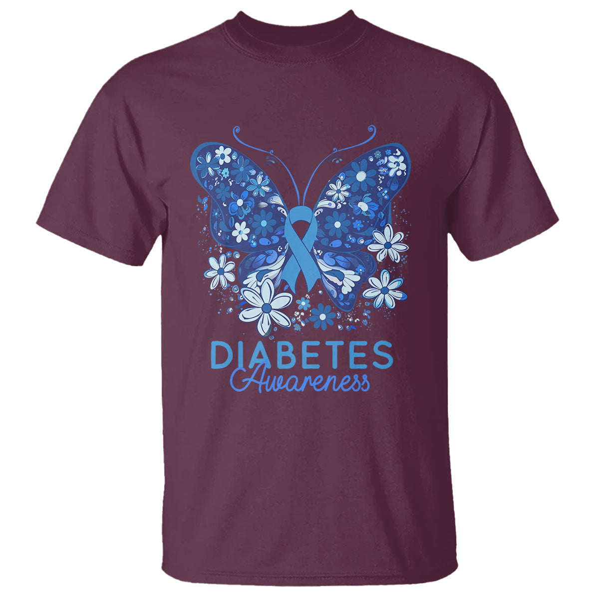 in-november-we-wear-blue-ribbon-butterfly-diabetes-awareness-t-shirt