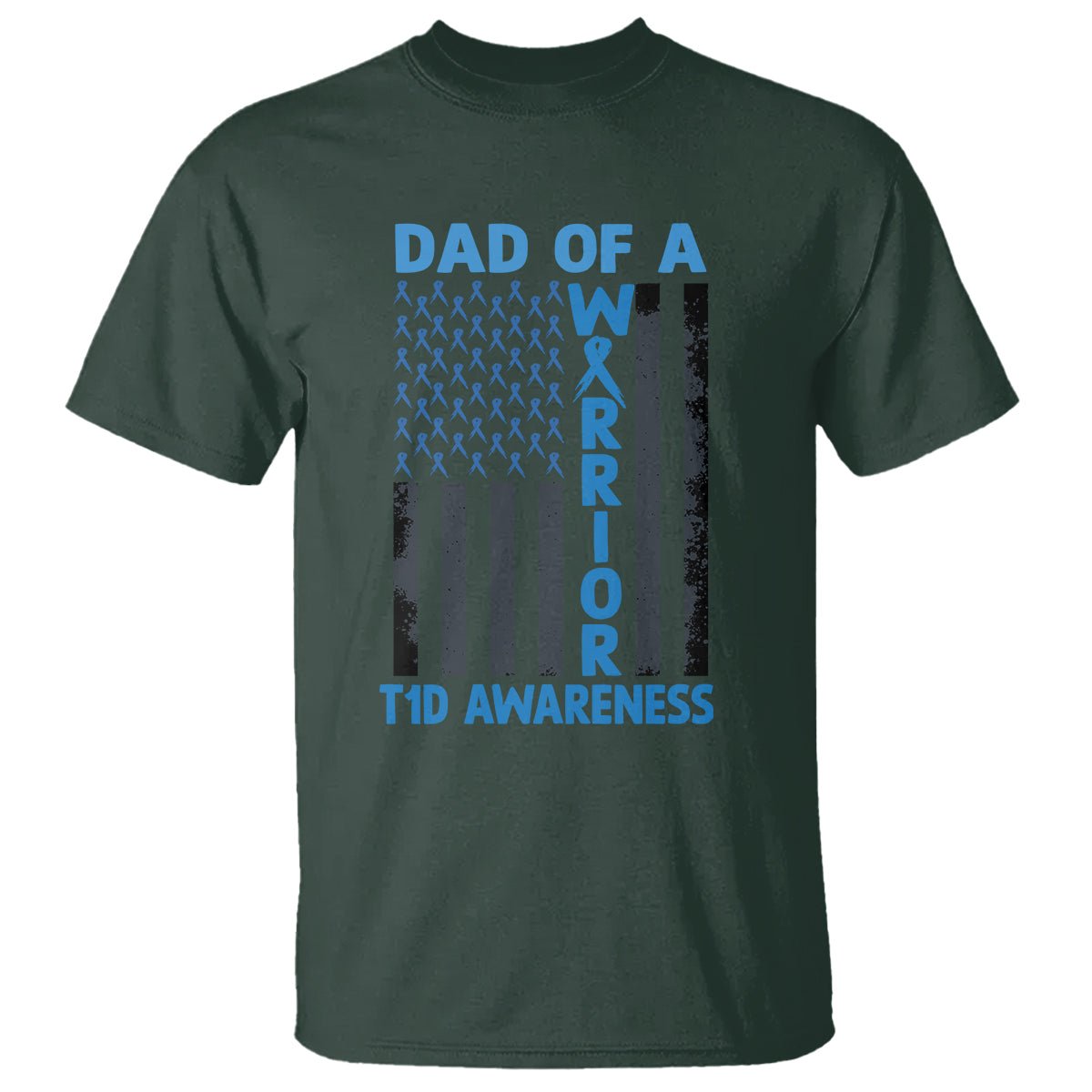 blue-american-flag-dad-of-a-warrior-t1d-awareness-t-shirt