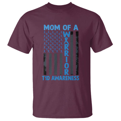 blue-american-flag-mom-of-a-warrior-t1d-awareness-t-shirt