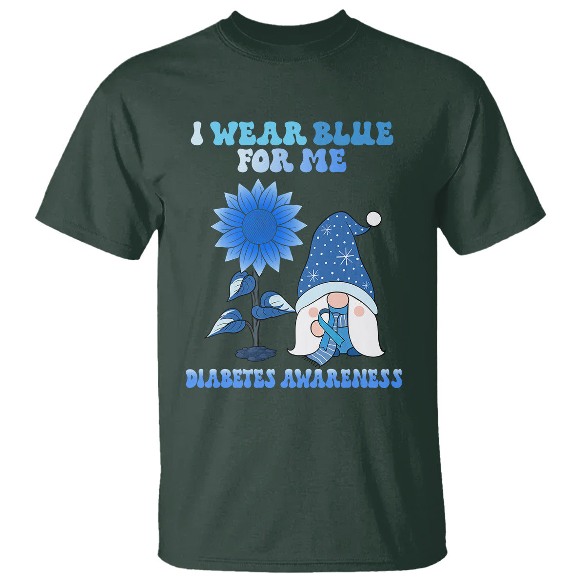 i-wear-blue-for-me-diabetes-awareness-gnome-boy-men-warrior-diabetic-t-shirt
