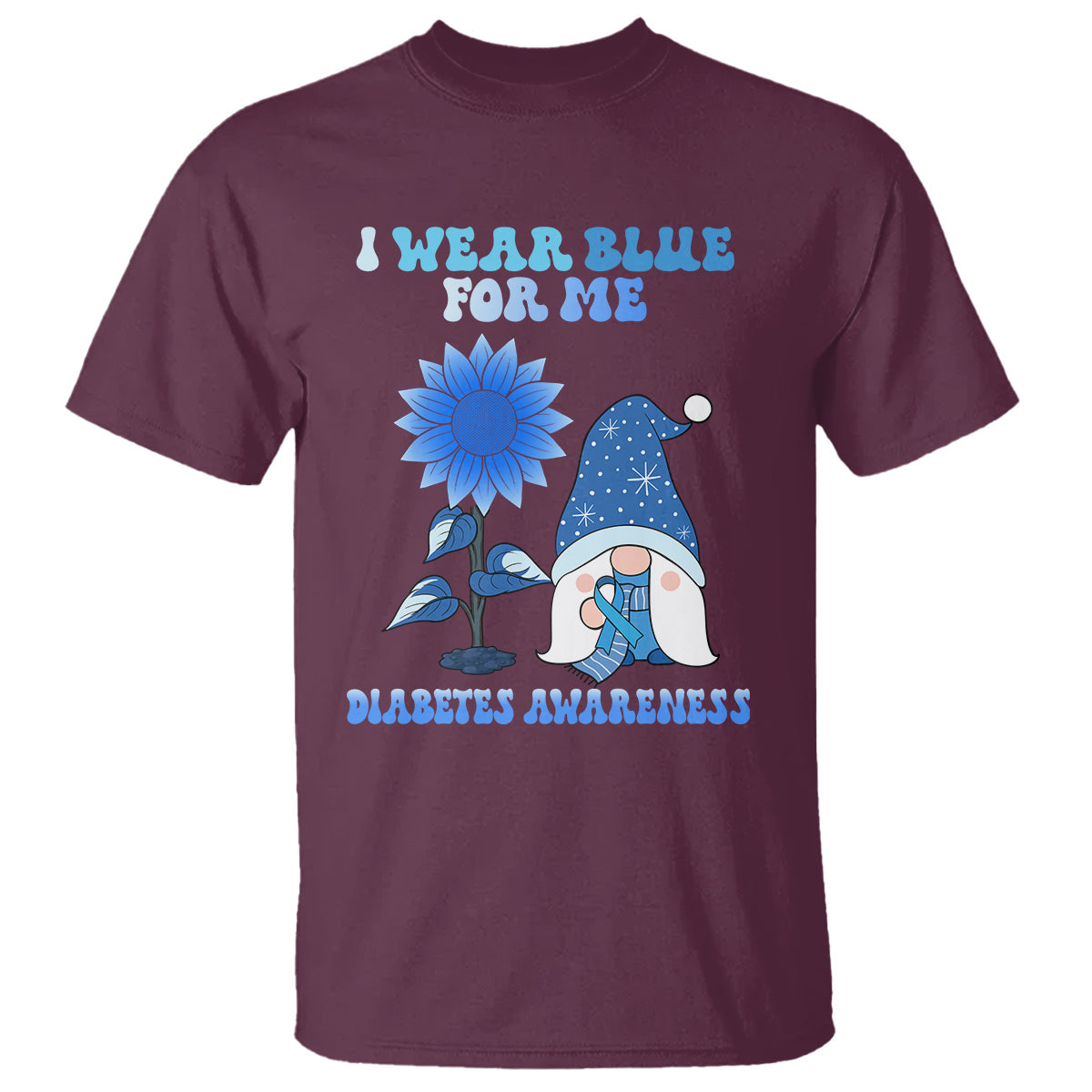 i-wear-blue-for-me-diabetes-awareness-gnome-boy-men-warrior-diabetic-t-shirt