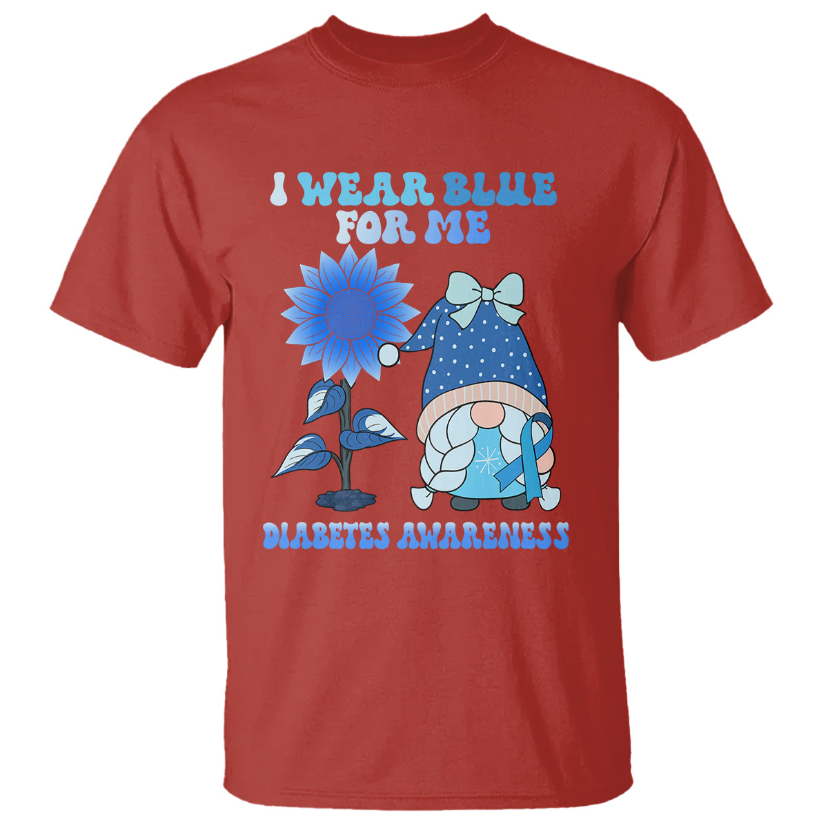 i-wear-blue-for-me-diabetes-awareness-gnome-girl-women-warrior-diabetic-t-shirt