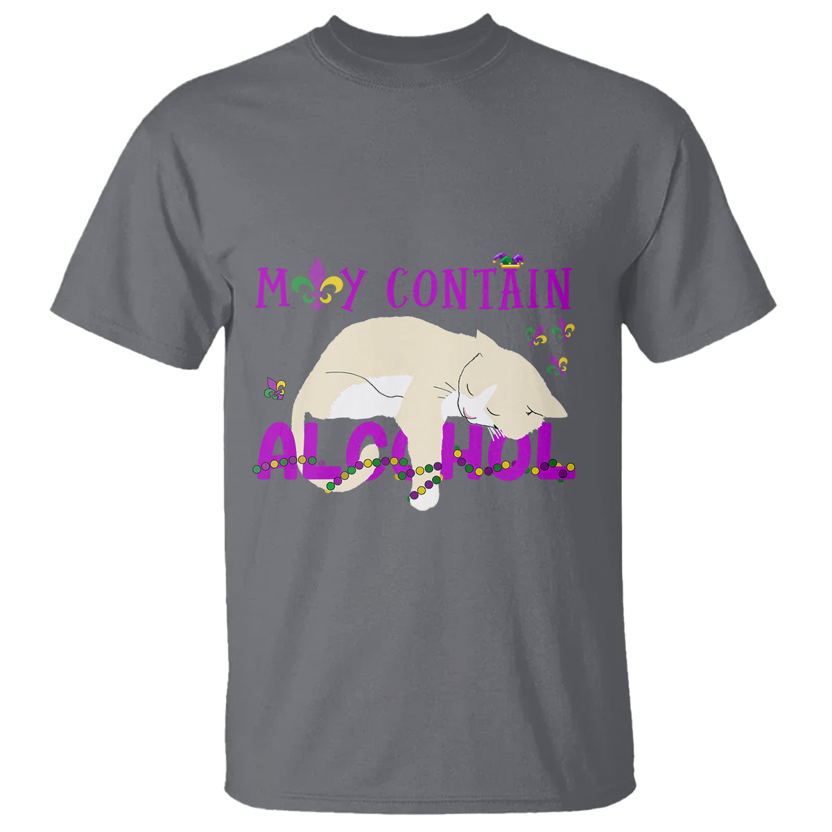 funny-mardi-gras-drunk-cat-t-shirt-may-contain-alcohol-drinking-lover-1