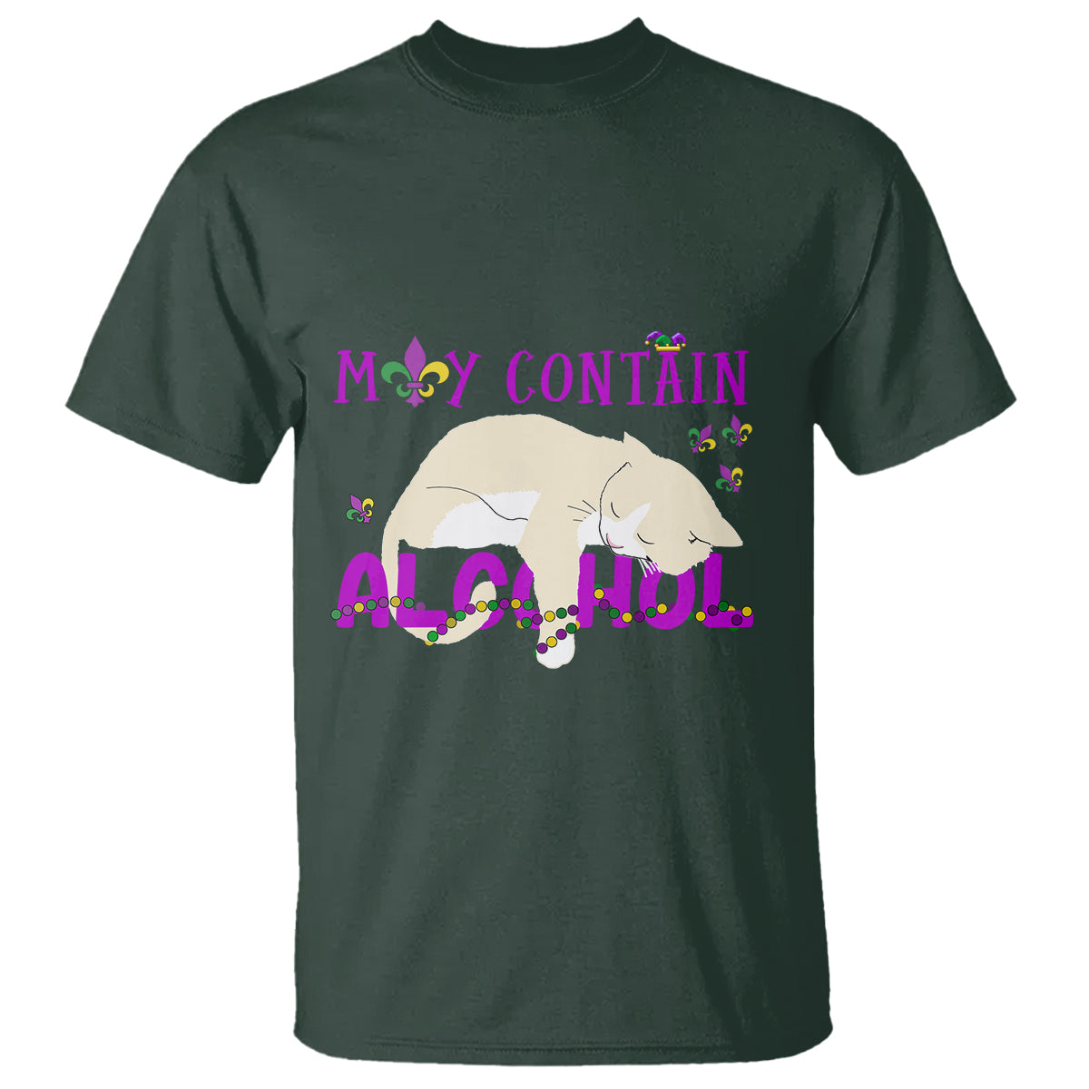 funny-mardi-gras-drunk-cat-t-shirt-may-contain-alcohol-drinking-lover-1