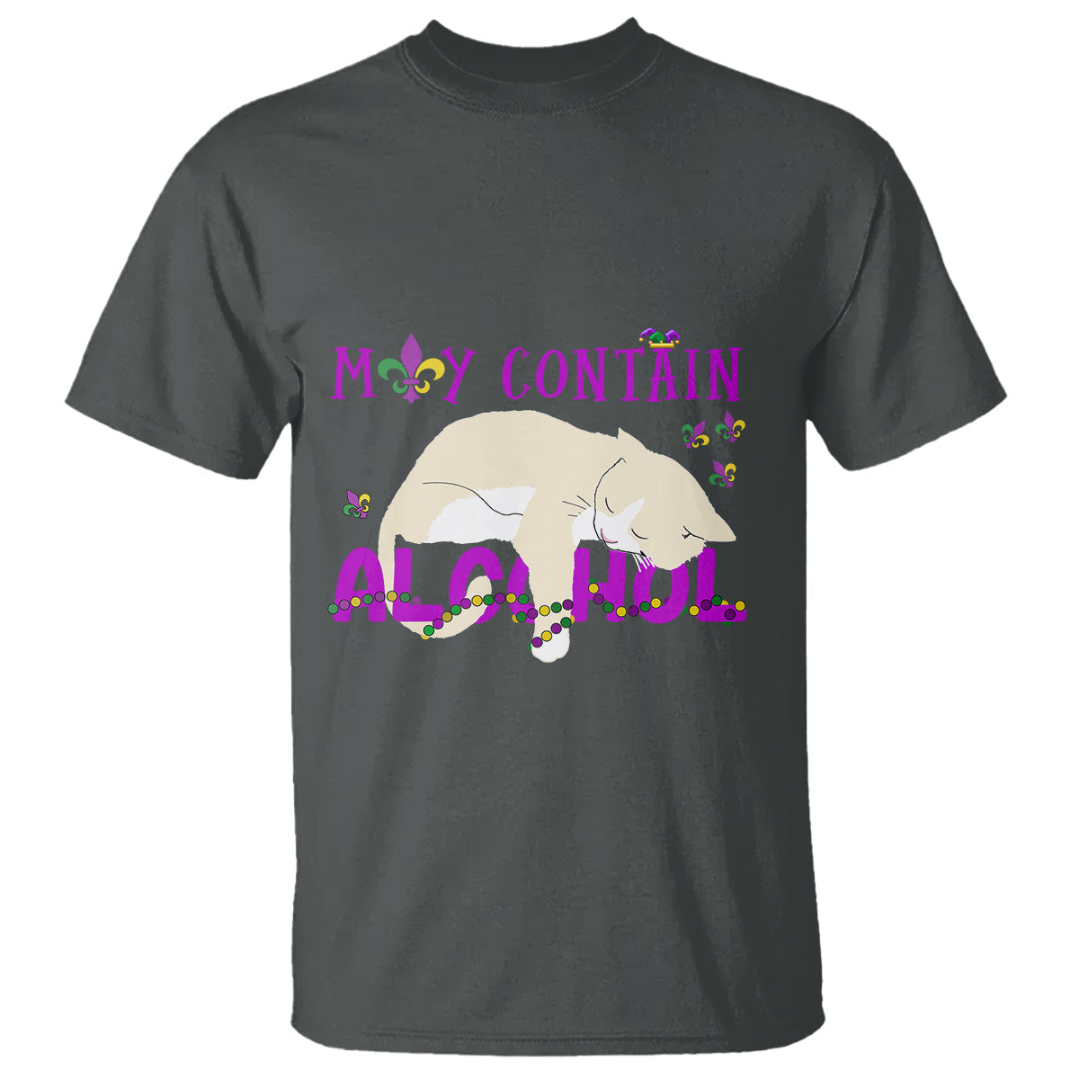 funny-mardi-gras-drunk-cat-t-shirt-may-contain-alcohol-drinking-lover-1