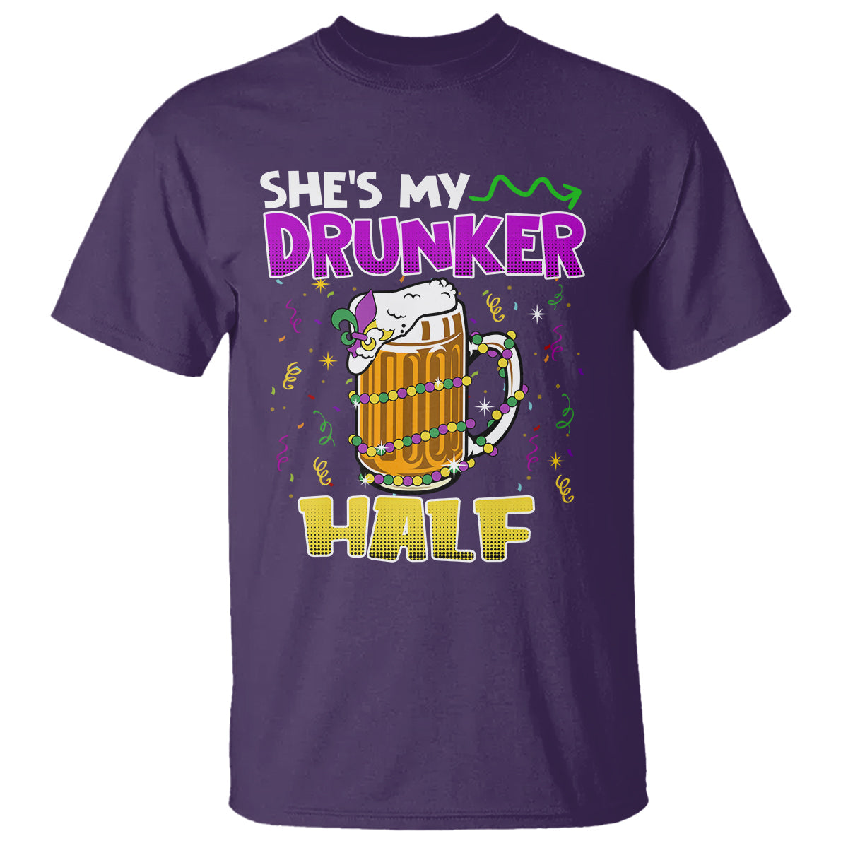 funny-mardi-gras-drinking-couple-matching-t-shirt-shes-my-drunker-half