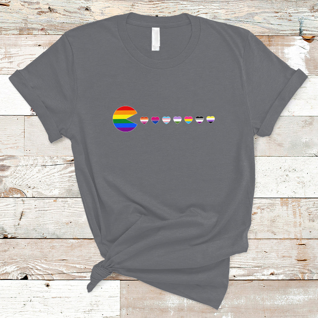 video-game-gay-t-shirt-video-game-funny-gaming-pie-eating-lgbtq-ally-pride-flag