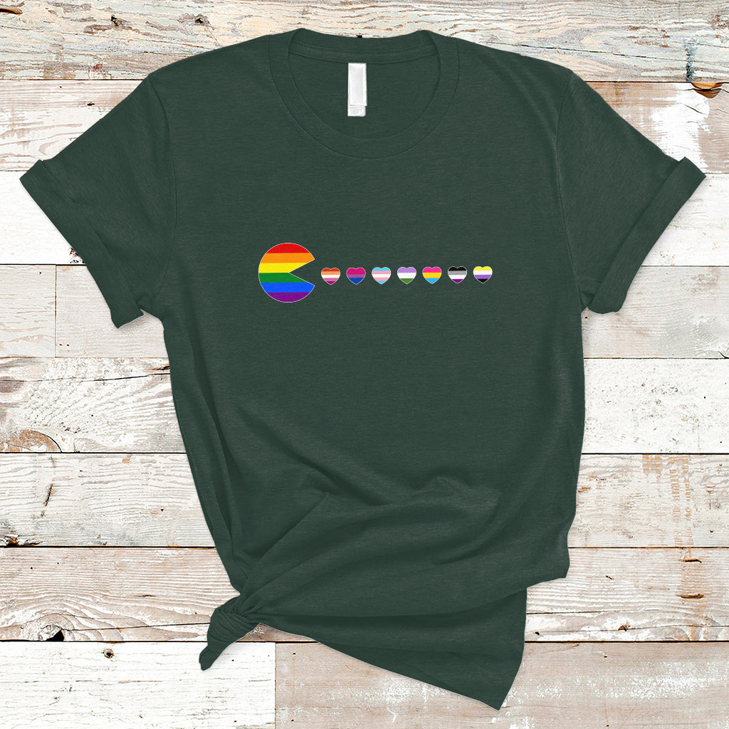 video-game-gay-t-shirt-video-game-funny-gaming-pie-eating-lgbtq-ally-pride-flag