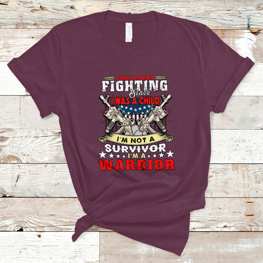 veteran-t-shirt-im-not-a-survivor-im-a-warrior-ts04