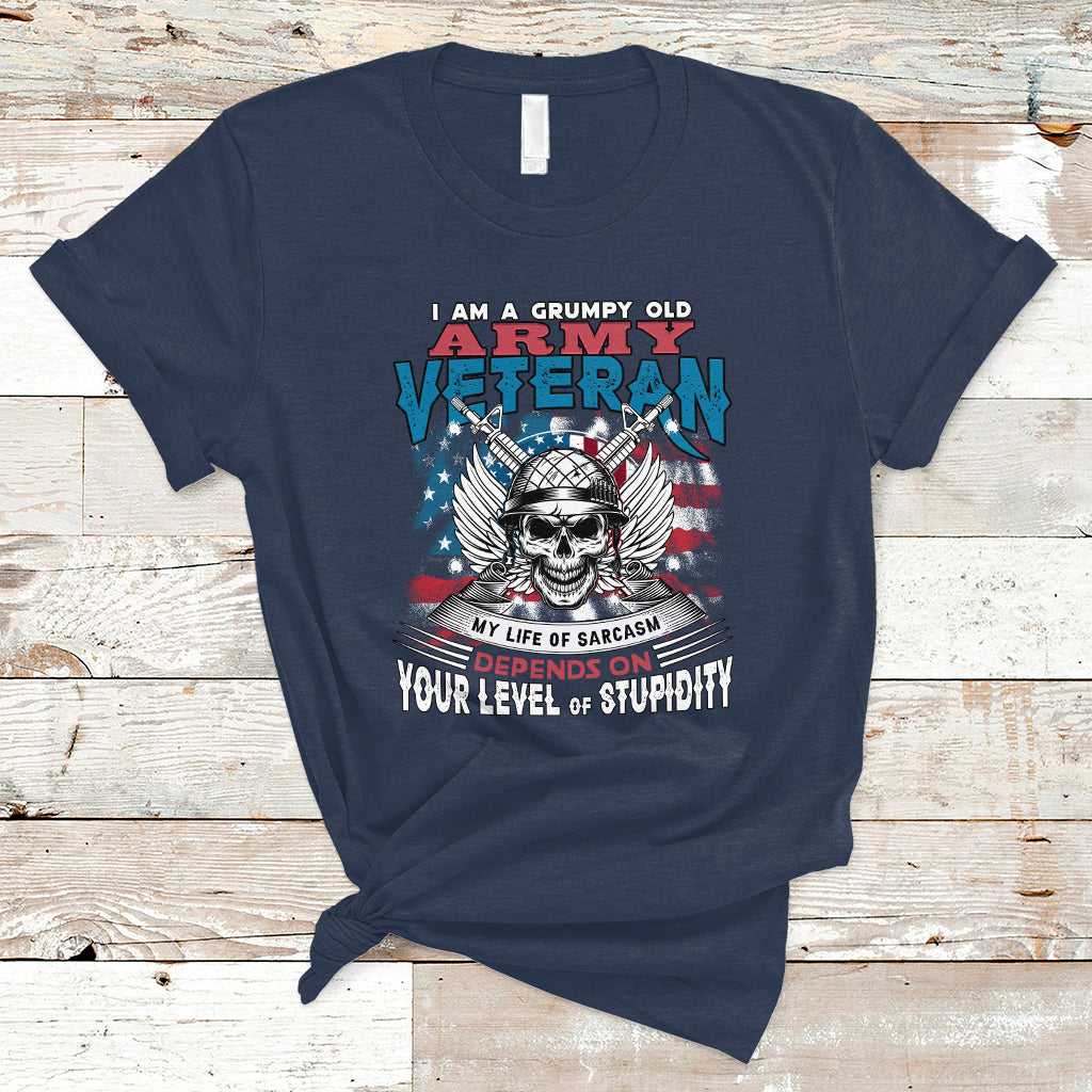 grumpy-old-army-veteran-t-shirt-my-life-of-sarcasm-depends-on-your-level-of-stupidity-ts04