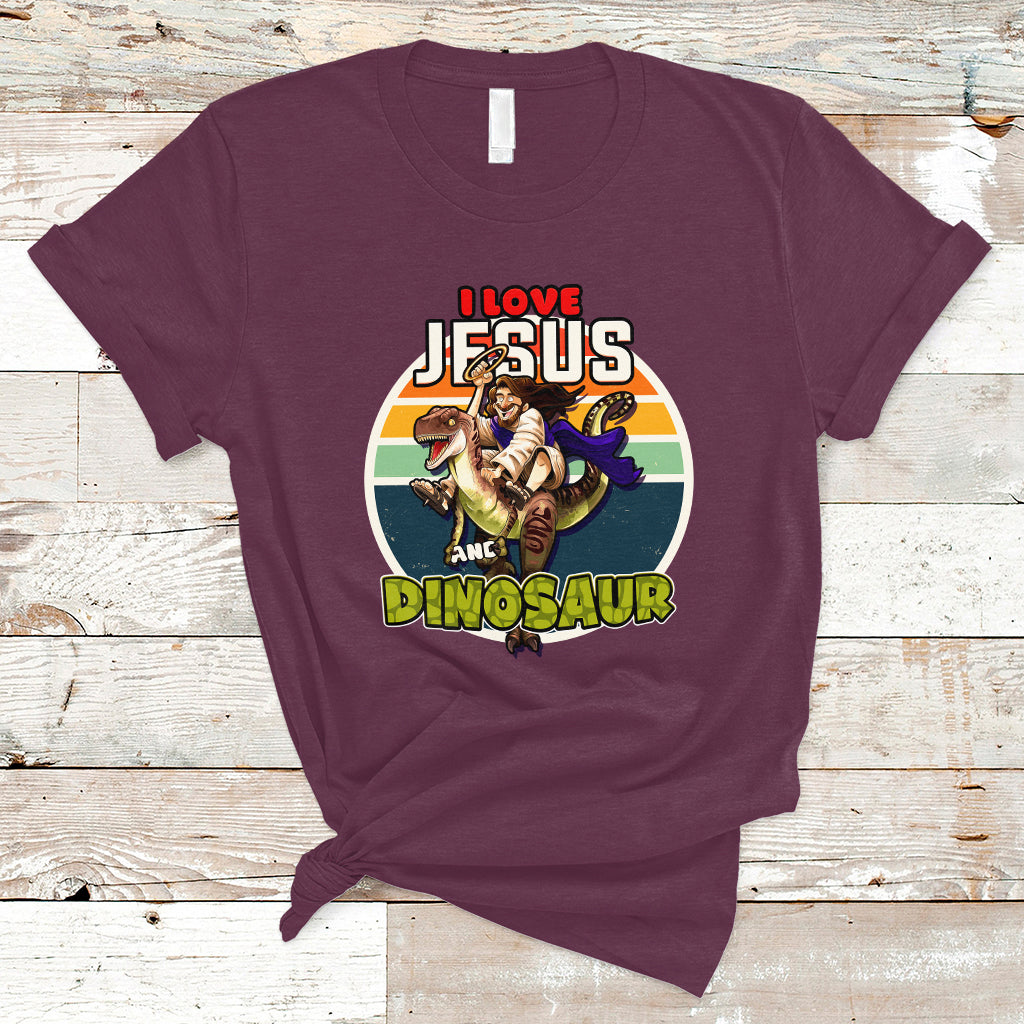 funny-christian-t-shirt-i-love-jesus-and-dinosaur-ts04