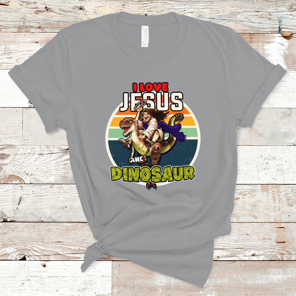 funny-christian-t-shirt-i-love-jesus-and-dinosaur-ts04