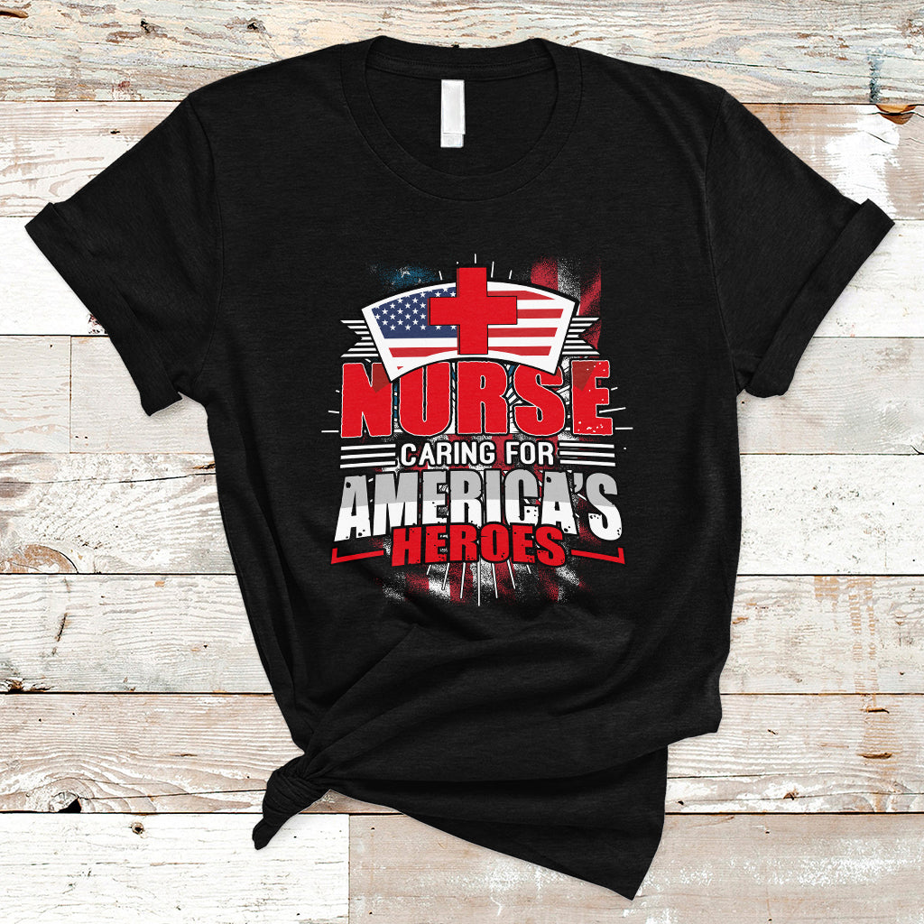 nurse-t-shirt-caring-for-american-heroes