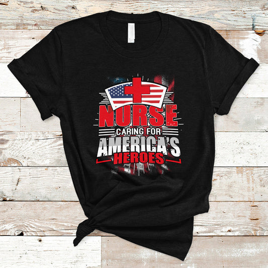 nurse-t-shirt-caring-for-american-heroes