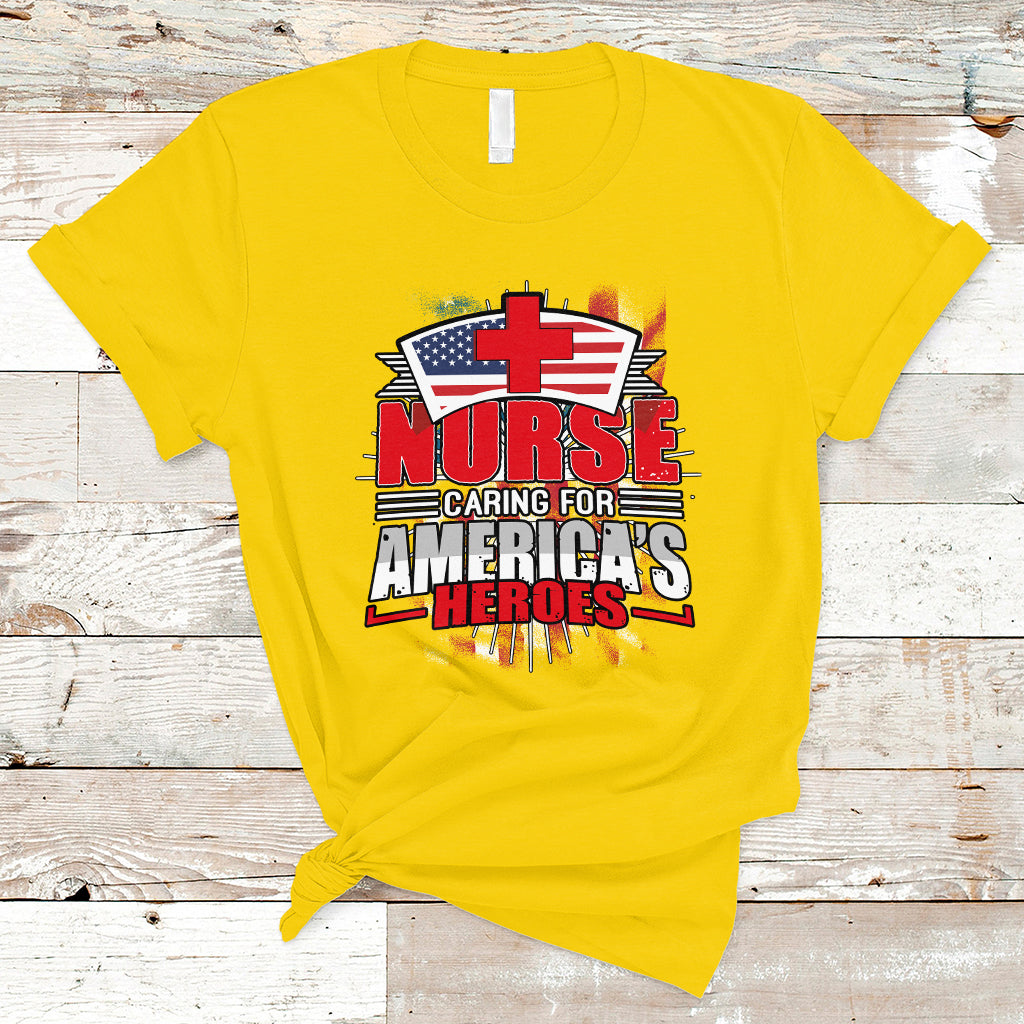 nurse-t-shirt-caring-for-american-heroes