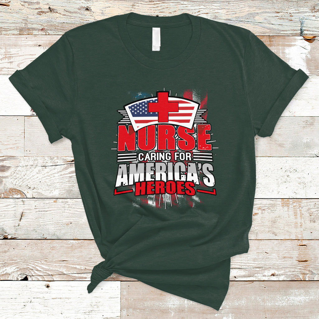 nurse-t-shirt-caring-for-american-heroes
