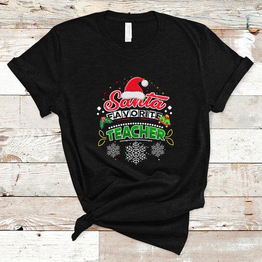 santa-favorite-teacher-t-shirt-christmas-gift-for-teachers-ts04