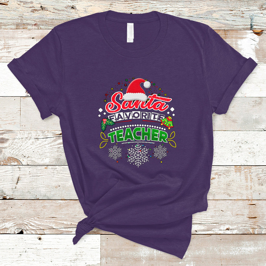 santa-favorite-teacher-t-shirt-christmas-gift-for-teachers-ts04
