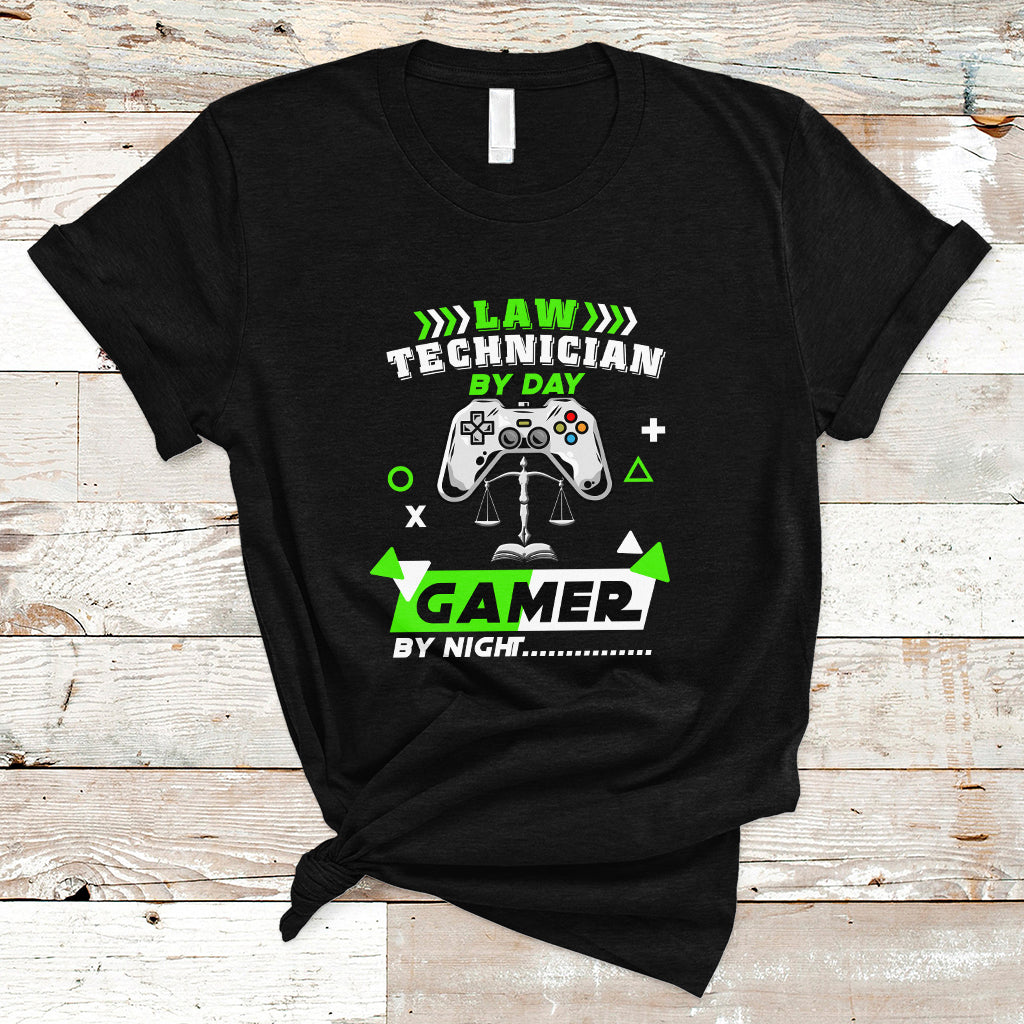 law-technician-t-shirt-by-day-gamer-by-night-ts04