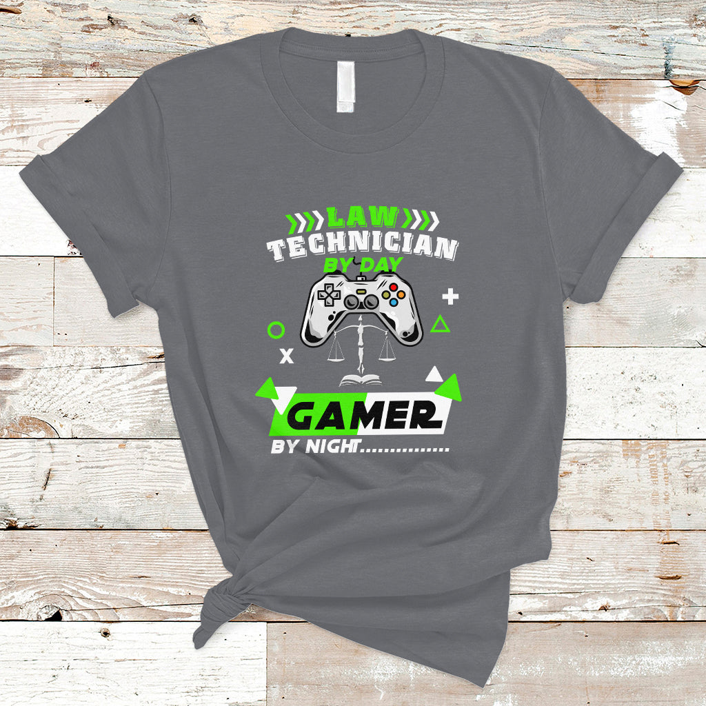 law-technician-t-shirt-by-day-gamer-by-night-ts04