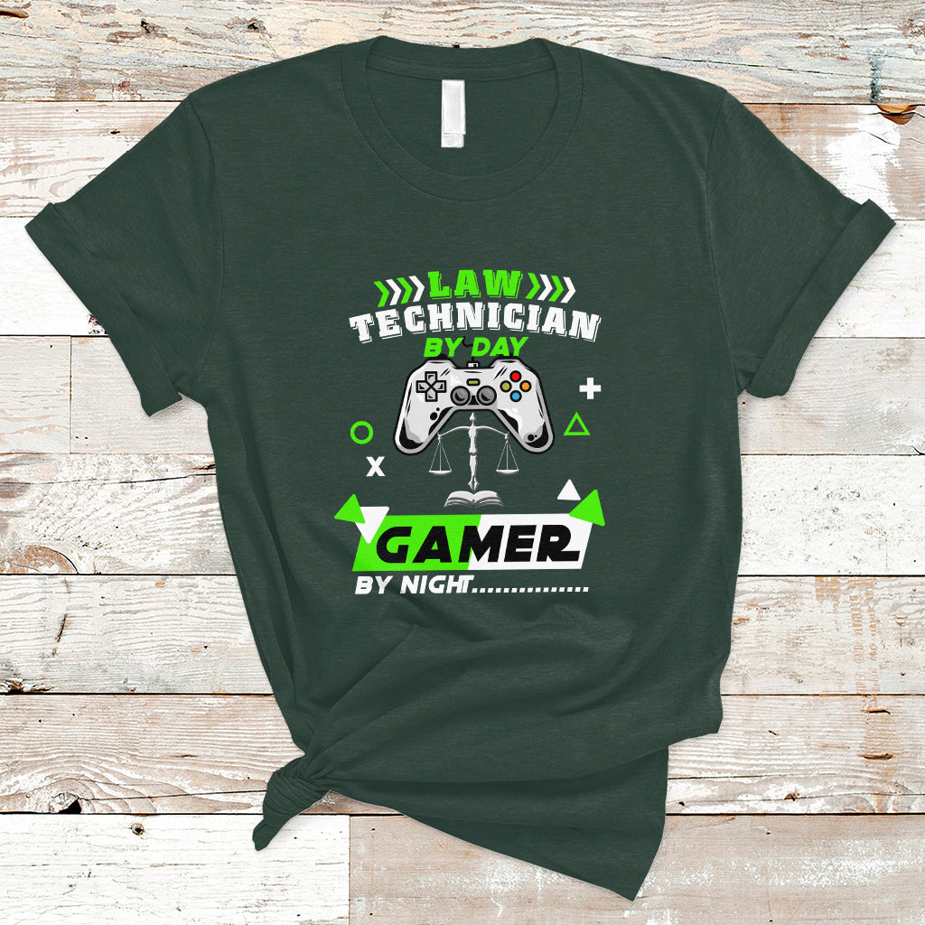 law-technician-t-shirt-by-day-gamer-by-night-ts04