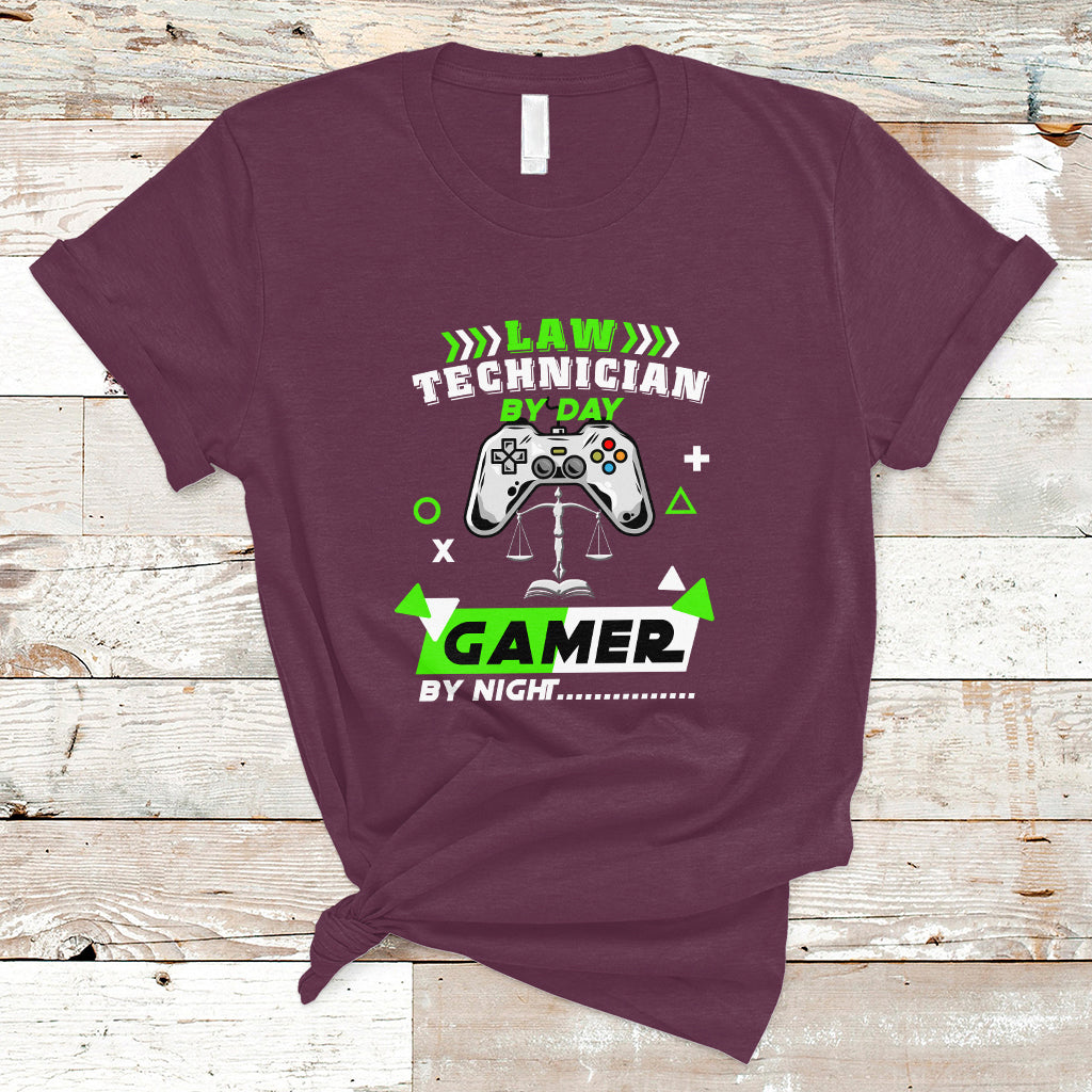 law-technician-t-shirt-by-day-gamer-by-night-ts04