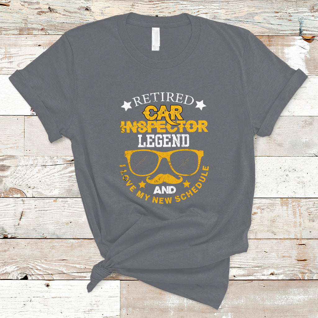 retired-car-inspector-t-shirt-legend-and-i-love-my-new-schedule-ts04
