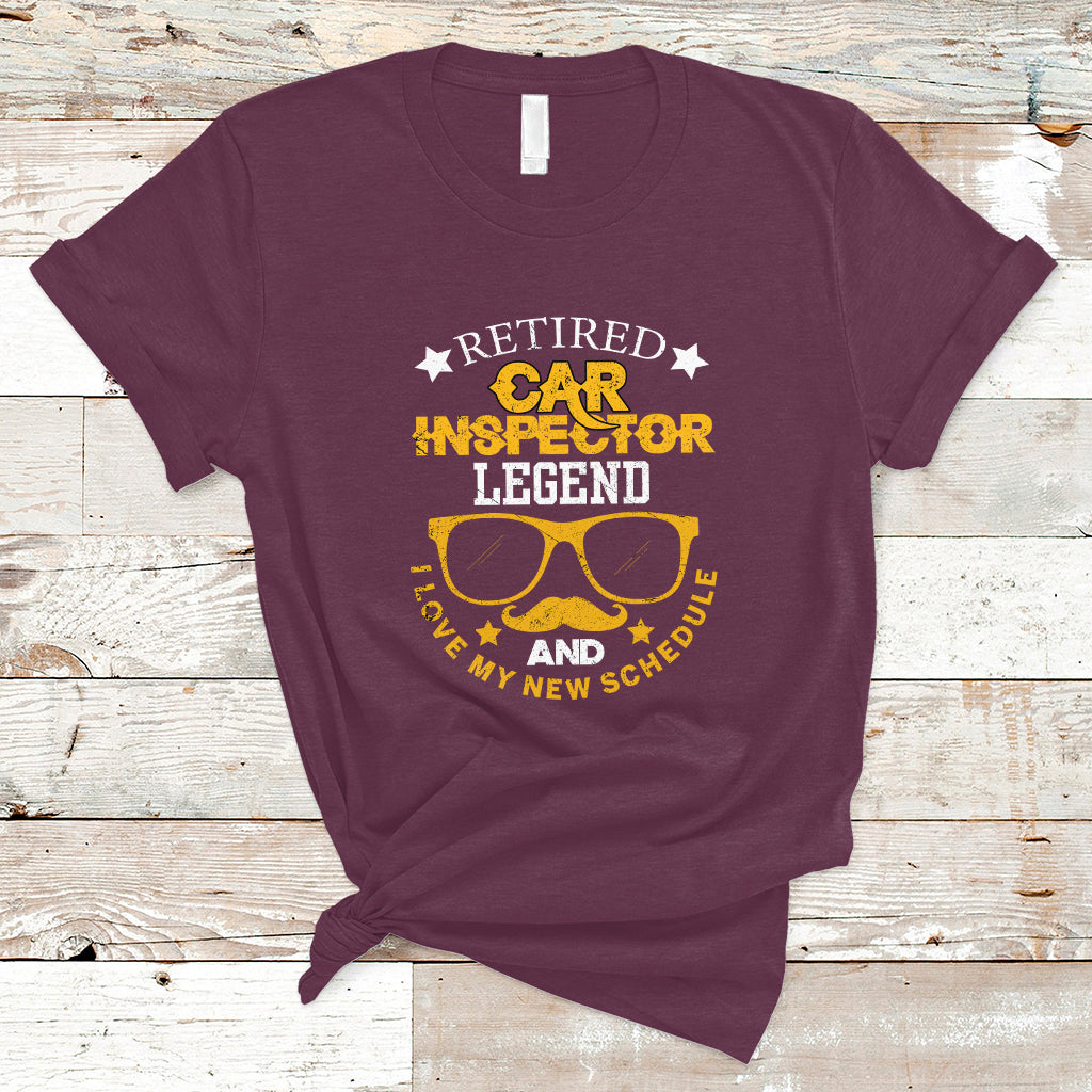 retired-car-inspector-t-shirt-legend-and-i-love-my-new-schedule-ts04