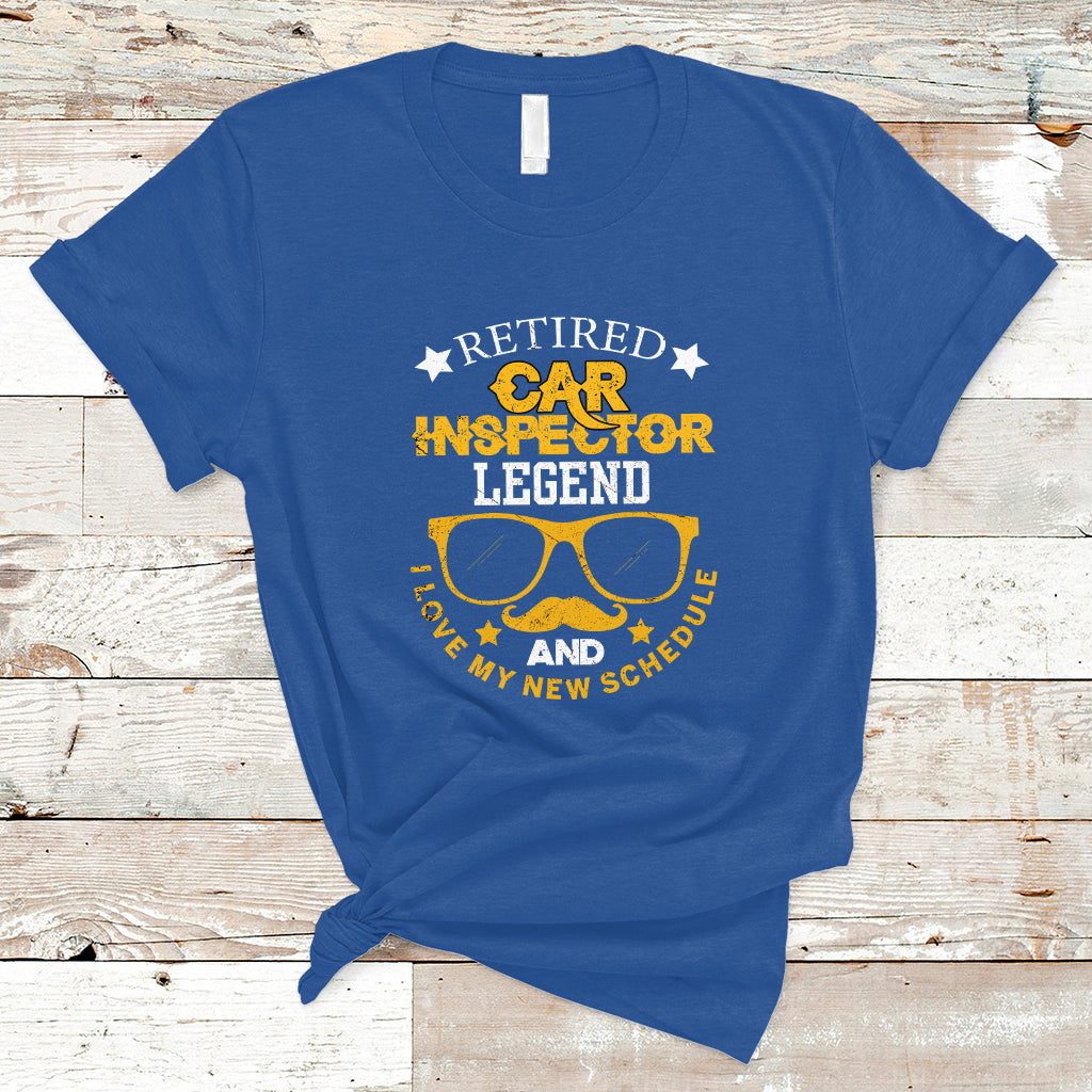retired-car-inspector-t-shirt-legend-and-i-love-my-new-schedule-ts04