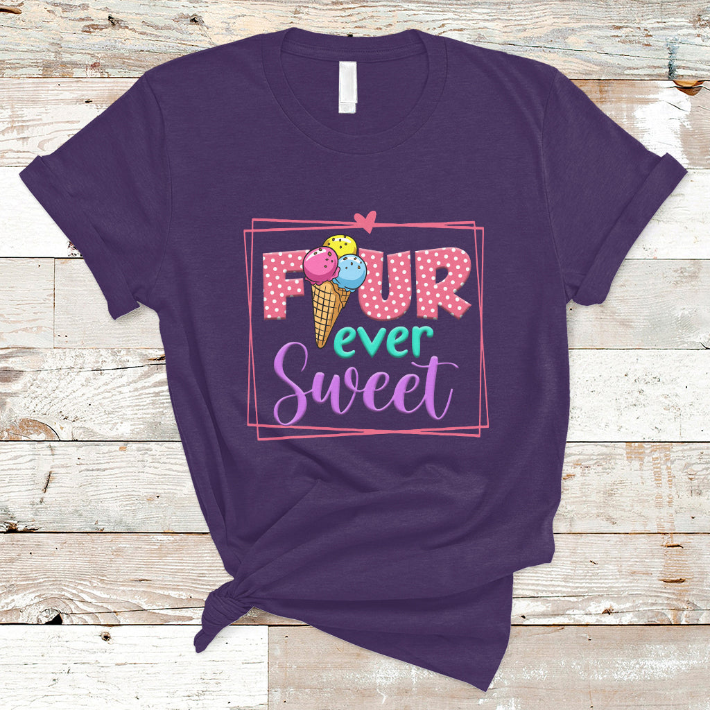 funny-ice-cream-t-shirt-four-ever-sweet-4th-birthday-girl-1