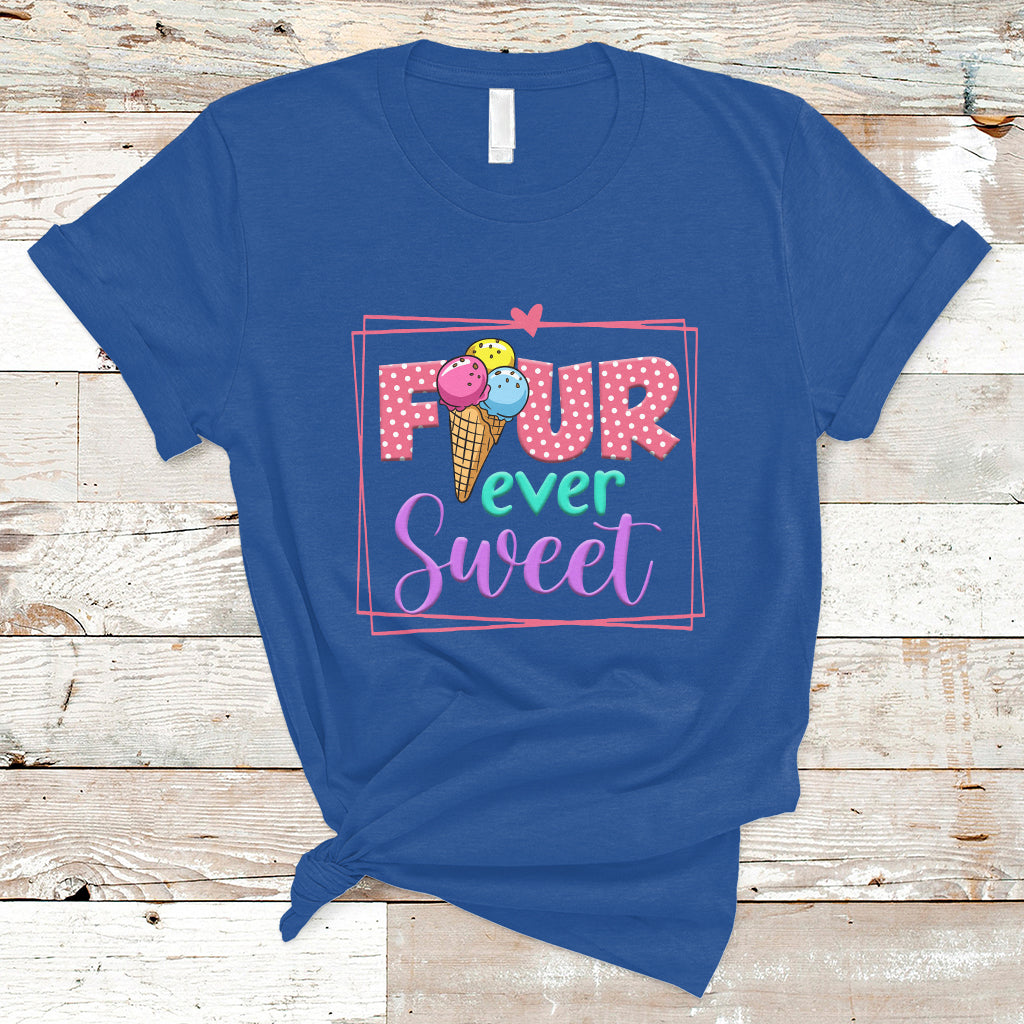 funny-ice-cream-t-shirt-four-ever-sweet-4th-birthday-girl-1