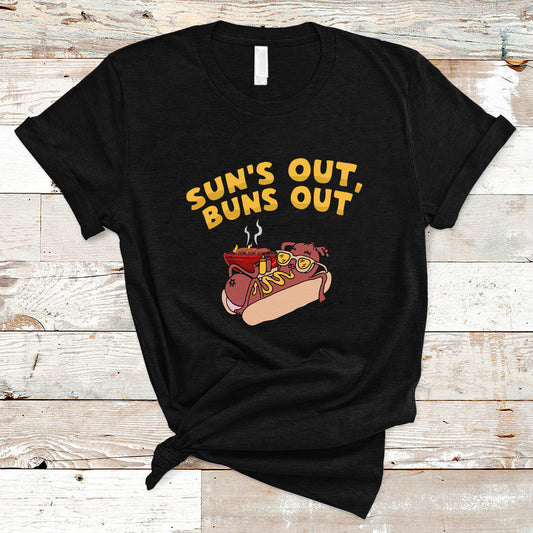 hot-dog-lover-t-shirt-suns-out-burns-out-summer-vacation