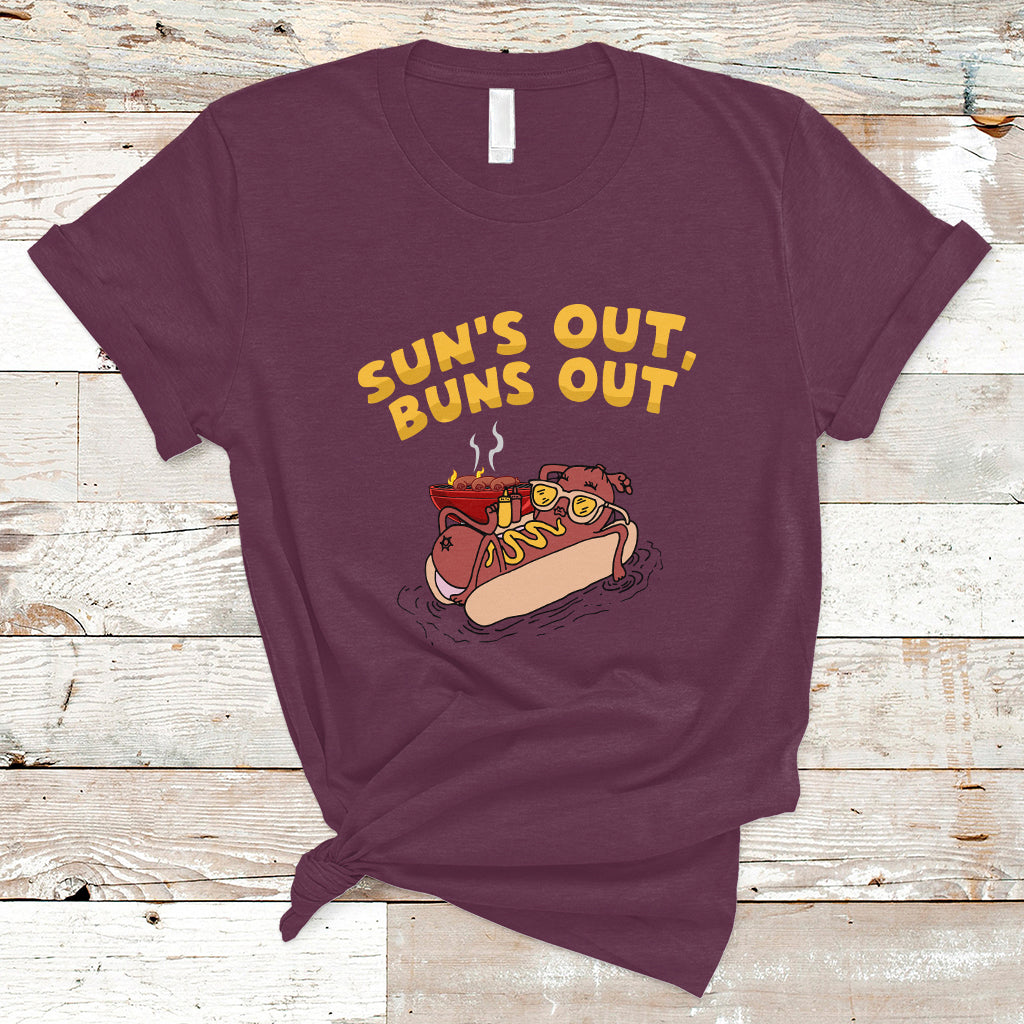 hot-dog-lover-t-shirt-suns-out-burns-out-summer-vacation