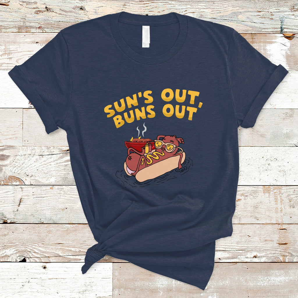 hot-dog-lover-t-shirt-suns-out-burns-out-summer-vacation