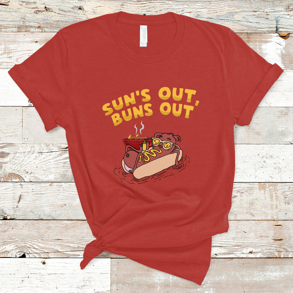hot-dog-lover-t-shirt-suns-out-burns-out-summer-vacation