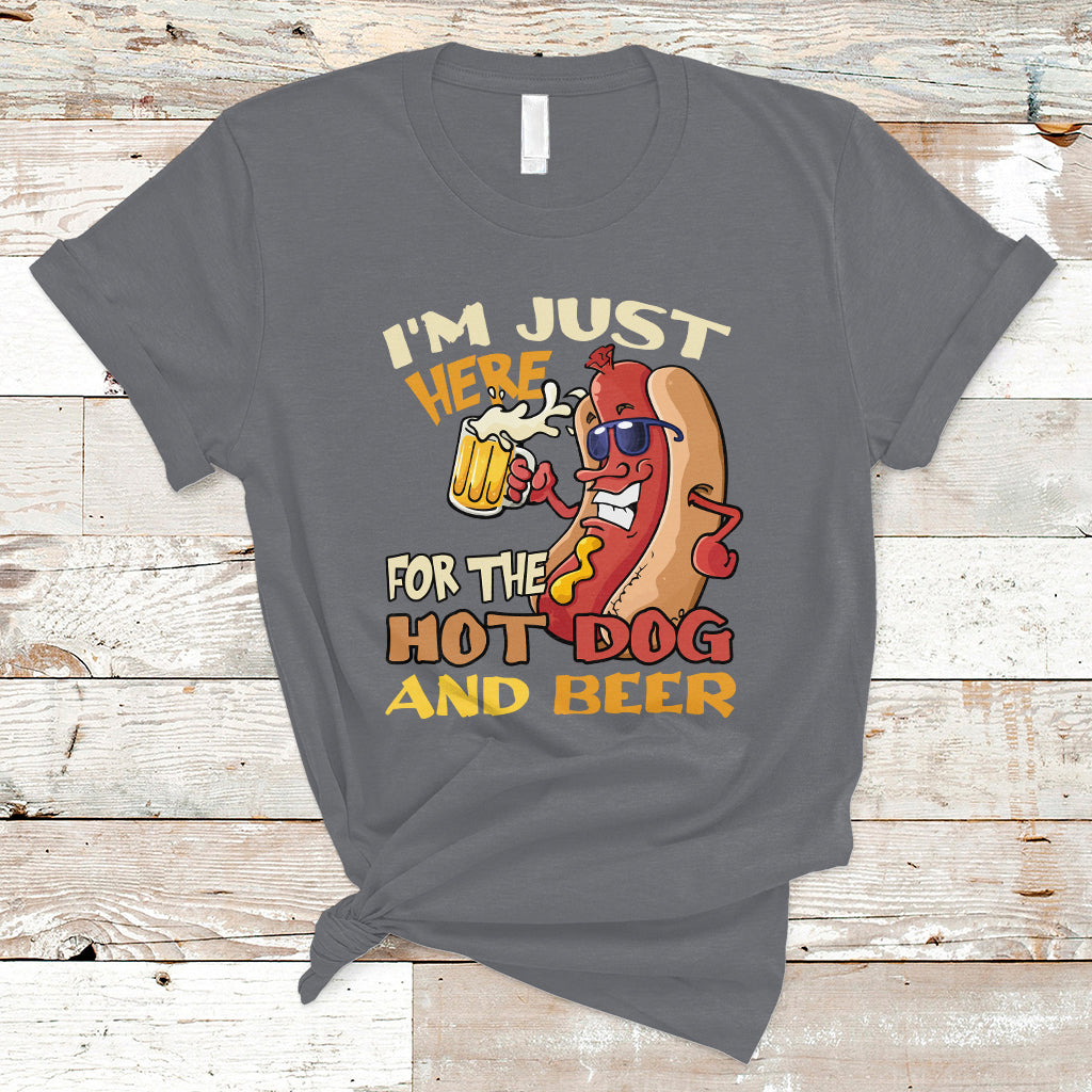 hot-dog-lover-t-shirt-im-just-here-for-the-hot-dog-and-beer