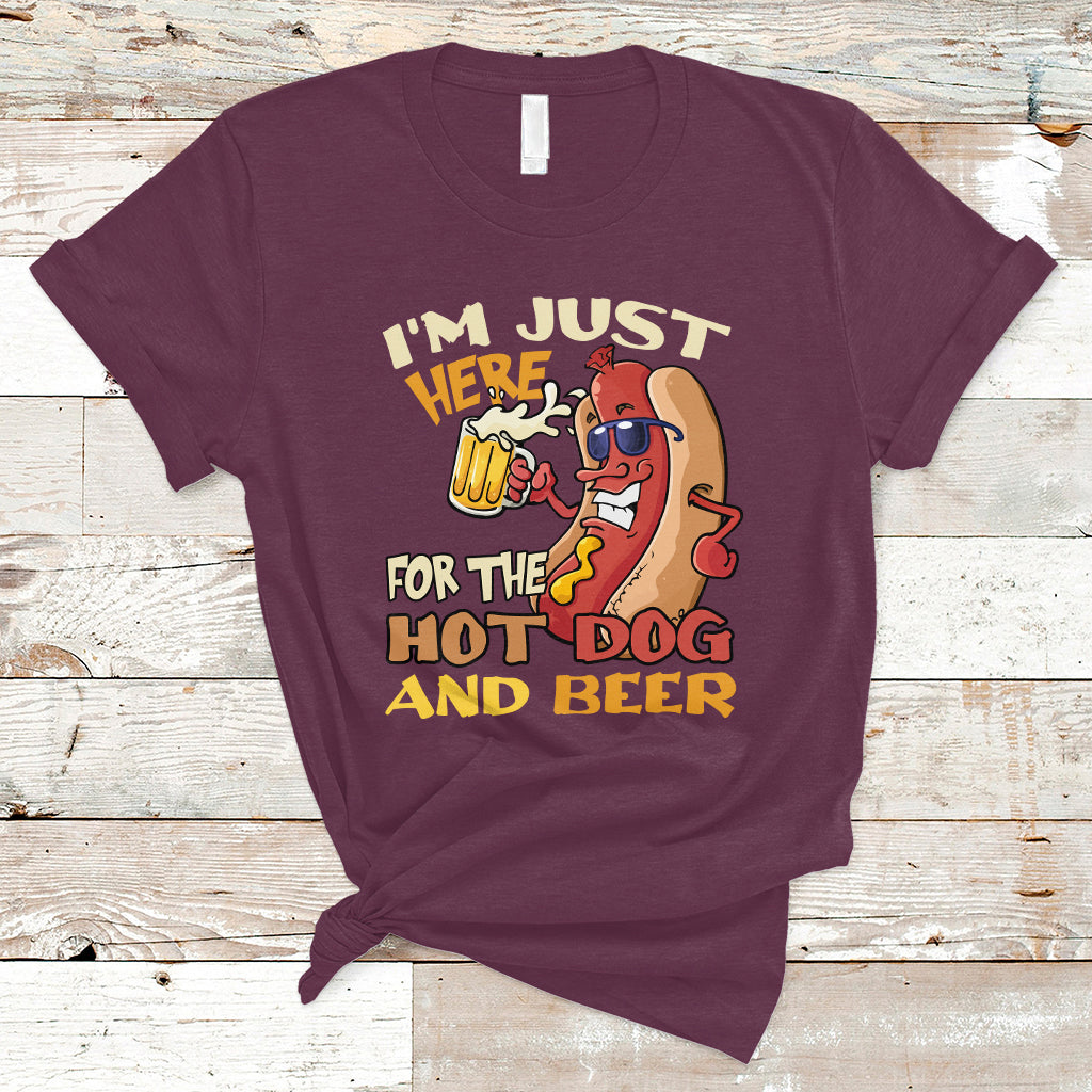 hot-dog-lover-t-shirt-im-just-here-for-the-hot-dog-and-beer