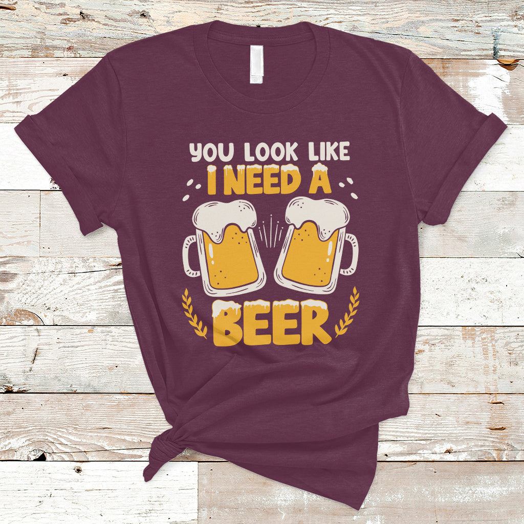 beer-lover-t-shirt-you-look-like-i-need-a-beer-funny-drinking