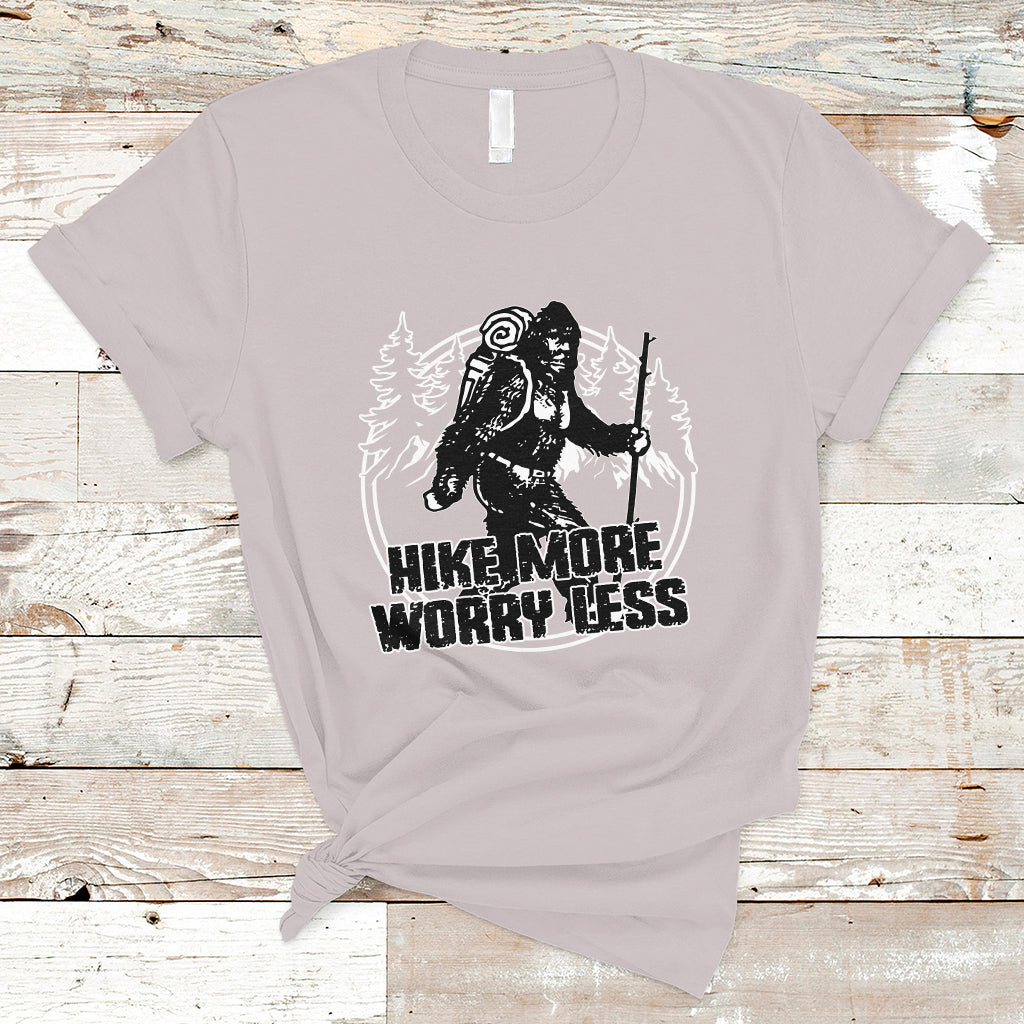 hiking-t-shirt-hike-more-worry-less-tee-reto-bigfoot-hiking-lover-shirt-funny-hiking-casual-tee-road-trip
