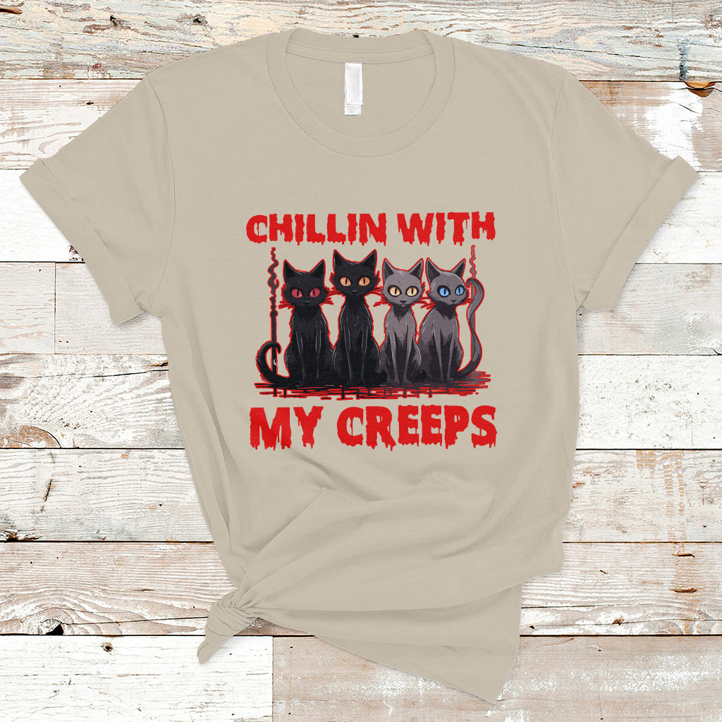 halloween-t-shirt-chillin-with-my-creeps-tee-funny-halloween-shirt-cute-creeps-tee-cat-mom-dad