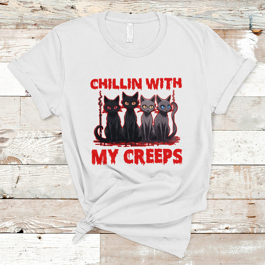 halloween-t-shirt-chillin-with-my-creeps-tee-funny-halloween-shirt-cute-creeps-tee-cat-mom-dad