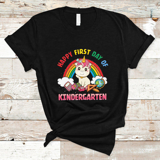 back-to-school-t-shirt-happy-first-day-of-kindergarten-shirt-unicorn-raibow-coloful-oufit-gift-for-teachers-kindergarten-teacher