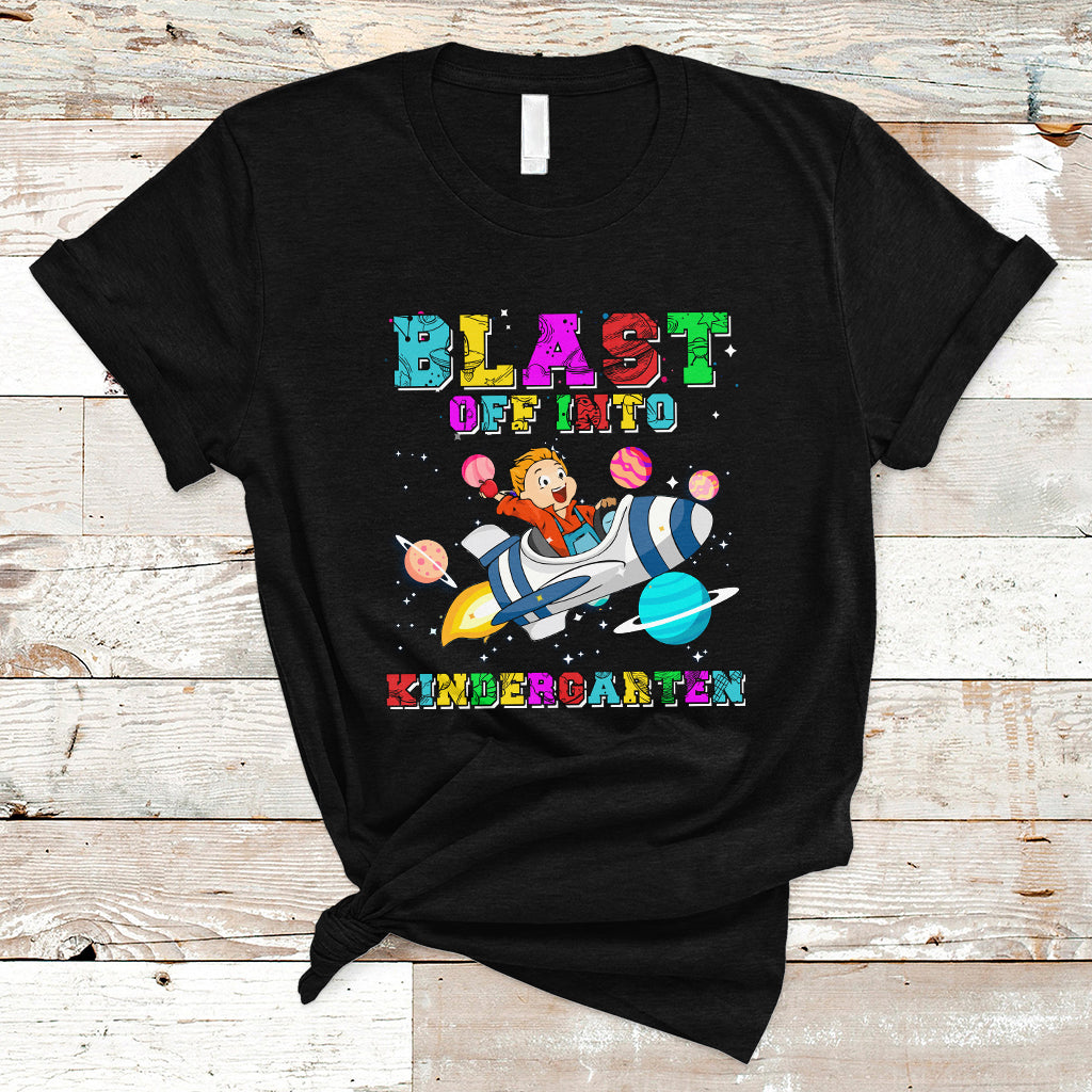 back-to-school-t-shirt-blast-off-into-kindergarten-shirt-spaceship-welcomeback-to-school-tee-school-gift-casual-tee-first-day-of-school