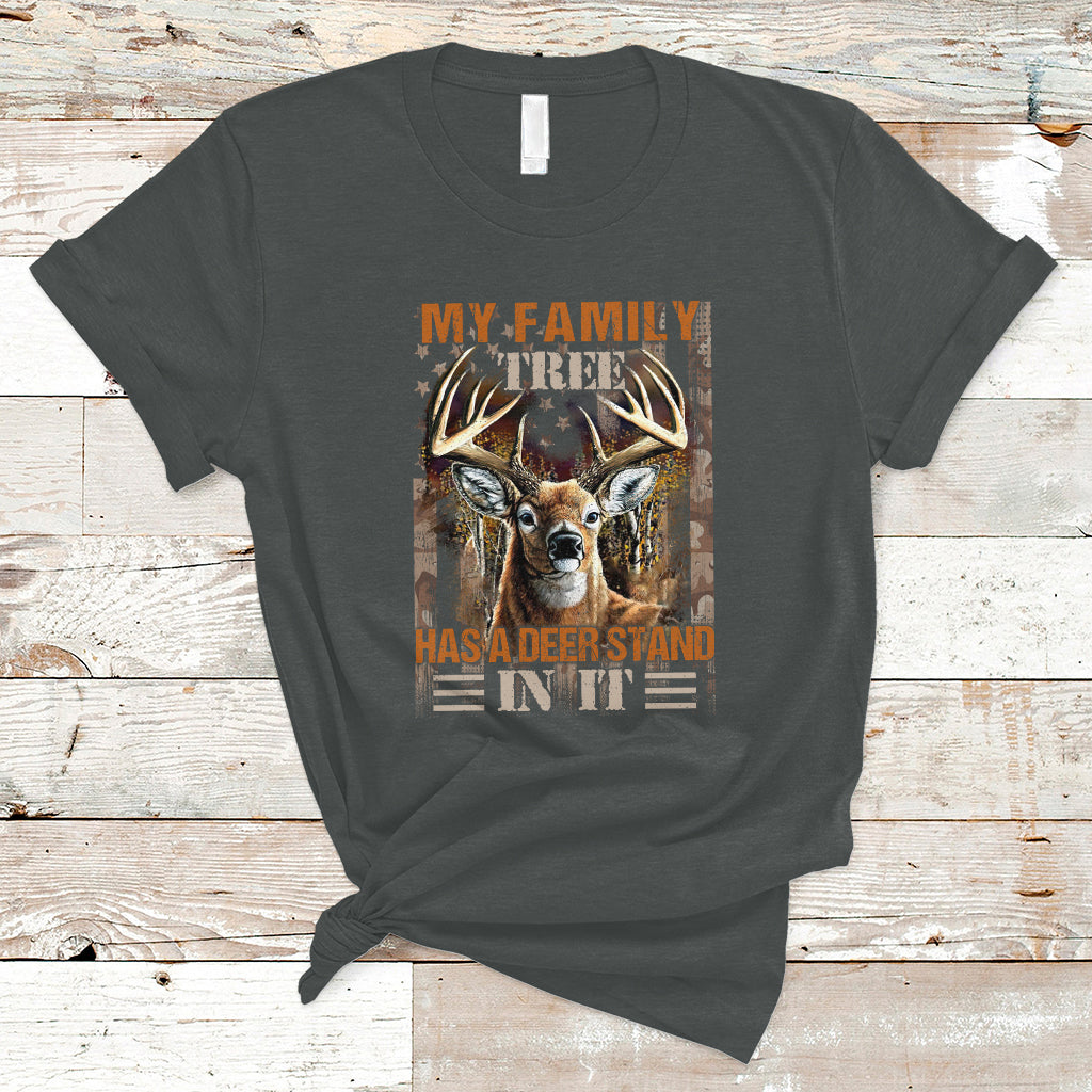 deer-hunting-t-shirt-my-family-tree-has-a-deer-stand-in-it-outfit-deer-hunting-lover-tee-retro-usa-flag-shirt-hunting-season