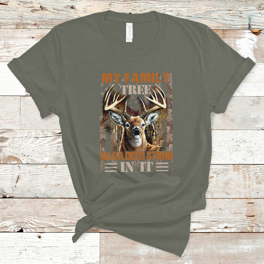 deer-hunting-t-shirt-my-family-tree-has-a-deer-stand-in-it-outfit-deer-hunting-lover-tee-retro-usa-flag-shirt-hunting-season