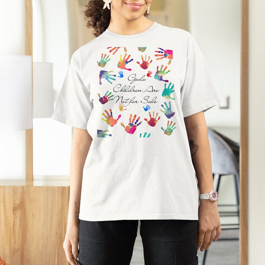 human-trafficking-t-shirt-for-women-gods-children-are-not-for-sale-shirt-colorful-hand-tee-christian-religious-shirt-human-rights